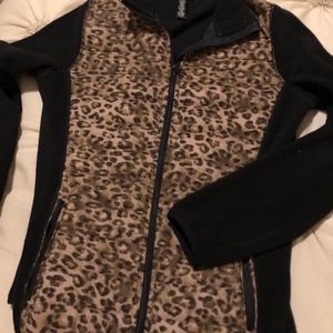 RL Fleece/nylon jacket sz M